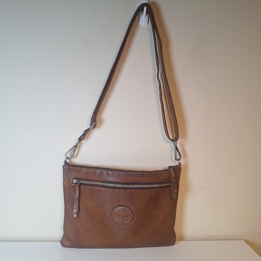 Roots Classic Villiger Leather Cross Body Bag - Picture 2 of 13